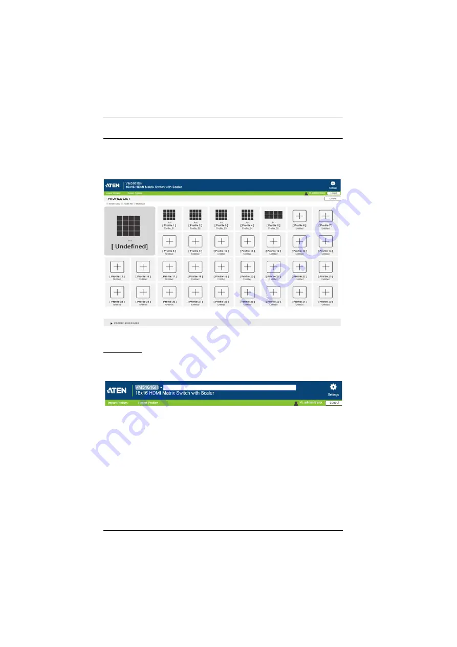 ATEN VM51616H User Manual Download Page 48