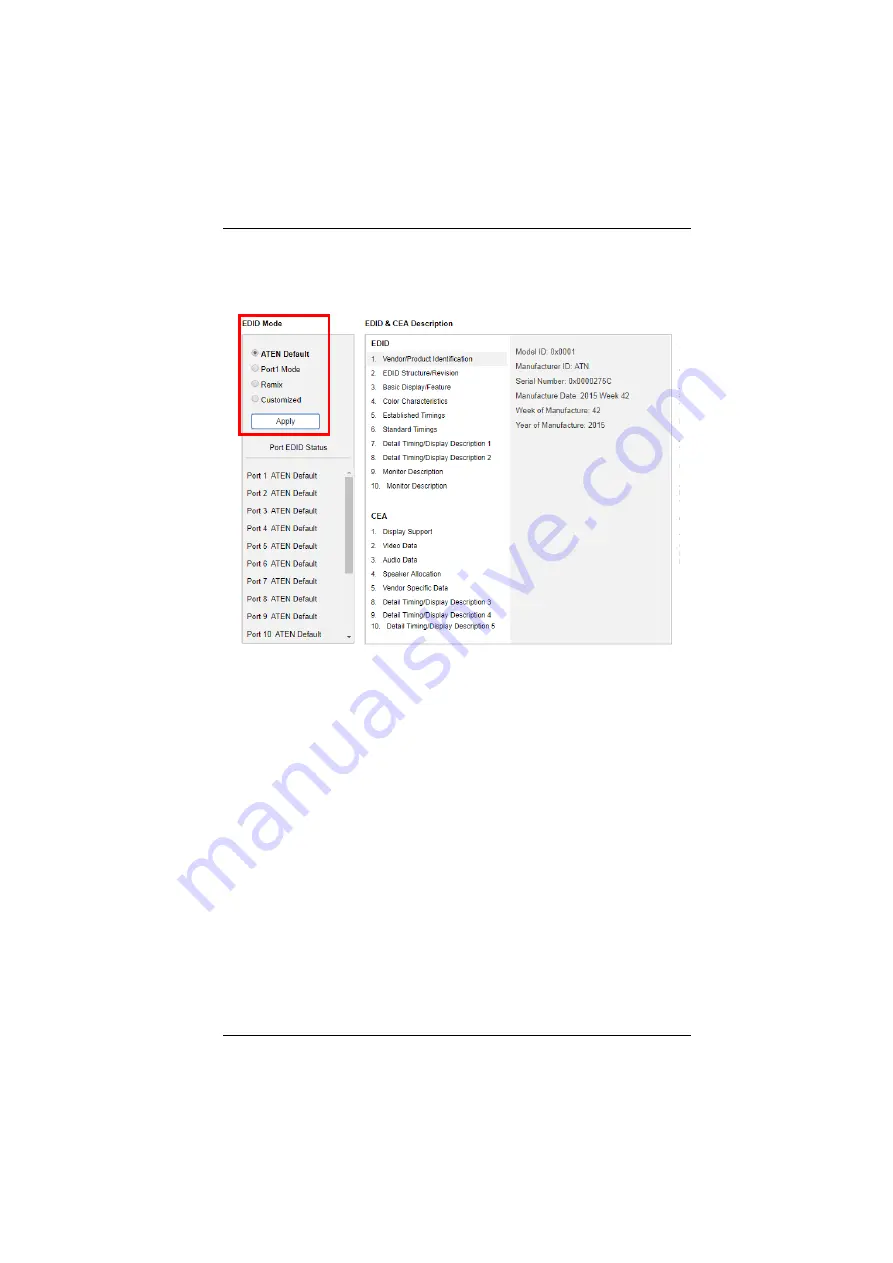 ATEN VM51616H User Manual Download Page 75