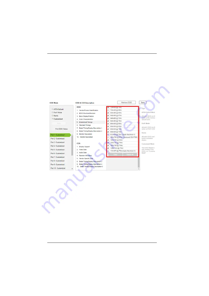 ATEN VM51616H User Manual Download Page 78