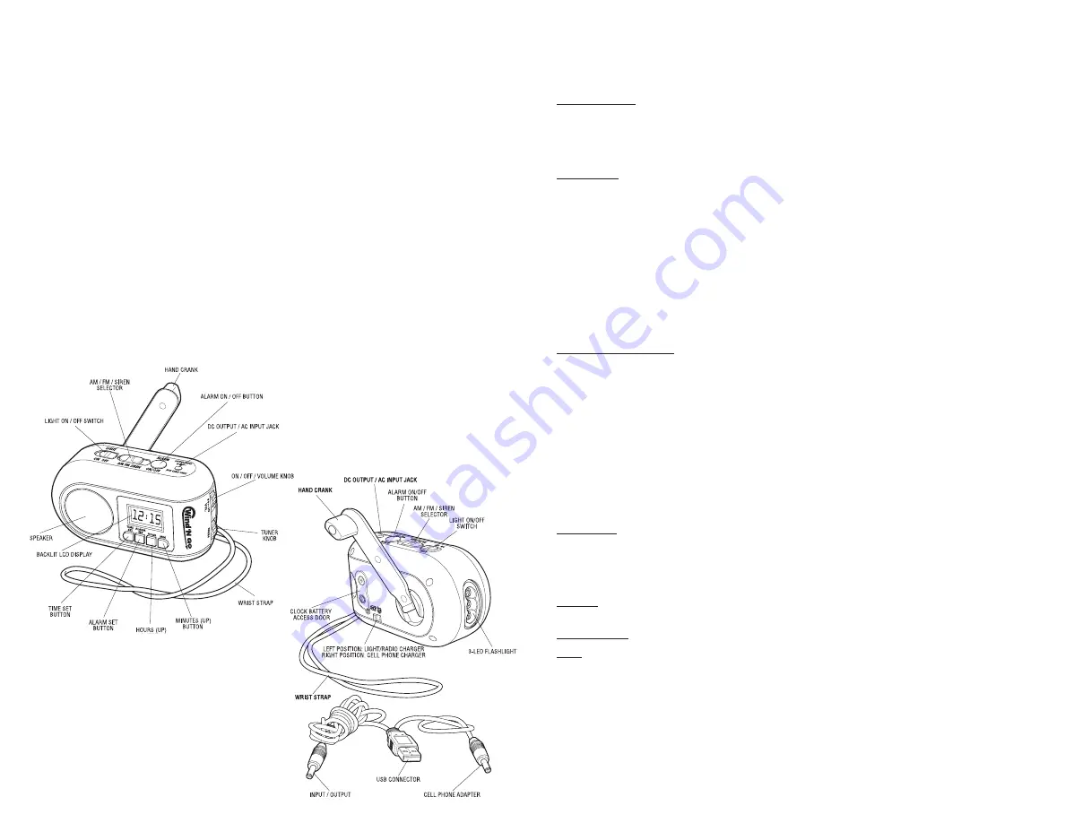 Athena Wind N Go TimeMinder 7600 Operating Instructions Download Page 1