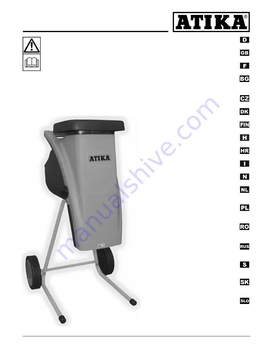 ATIKA ALA 2800 Original Instructions Manual Download Page 1