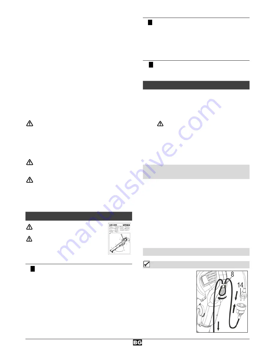 ATIKA LHS 3000 Original Instruction Download Page 30