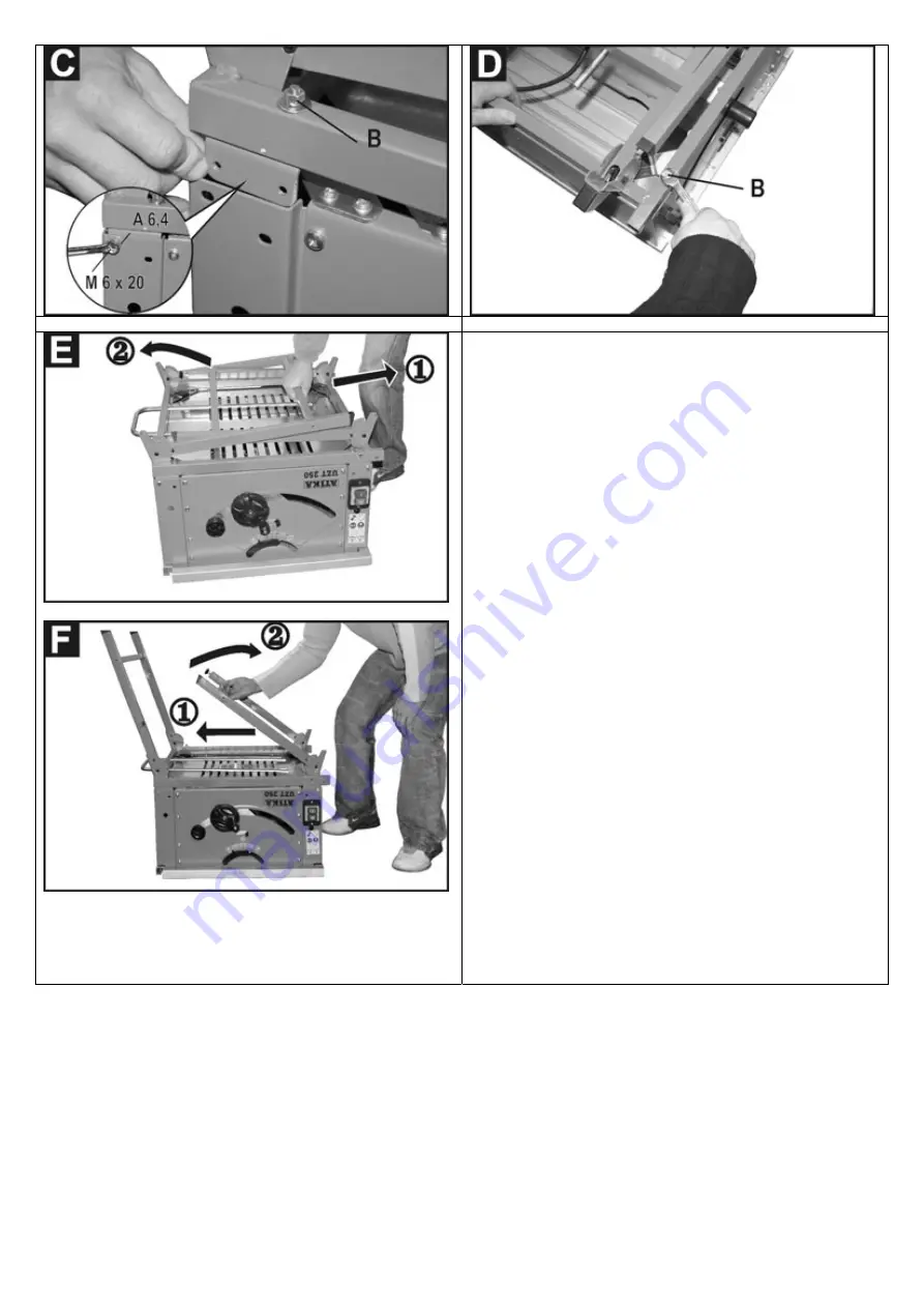 ATIKA UZT 250 Assembly Download Page 3