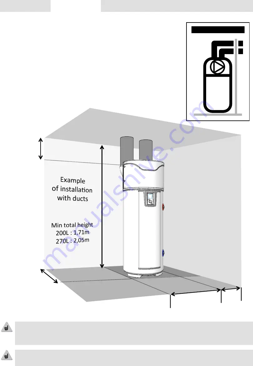 Atlantic HPWH 200 Lt Installation And Operation Manual Download Page 14