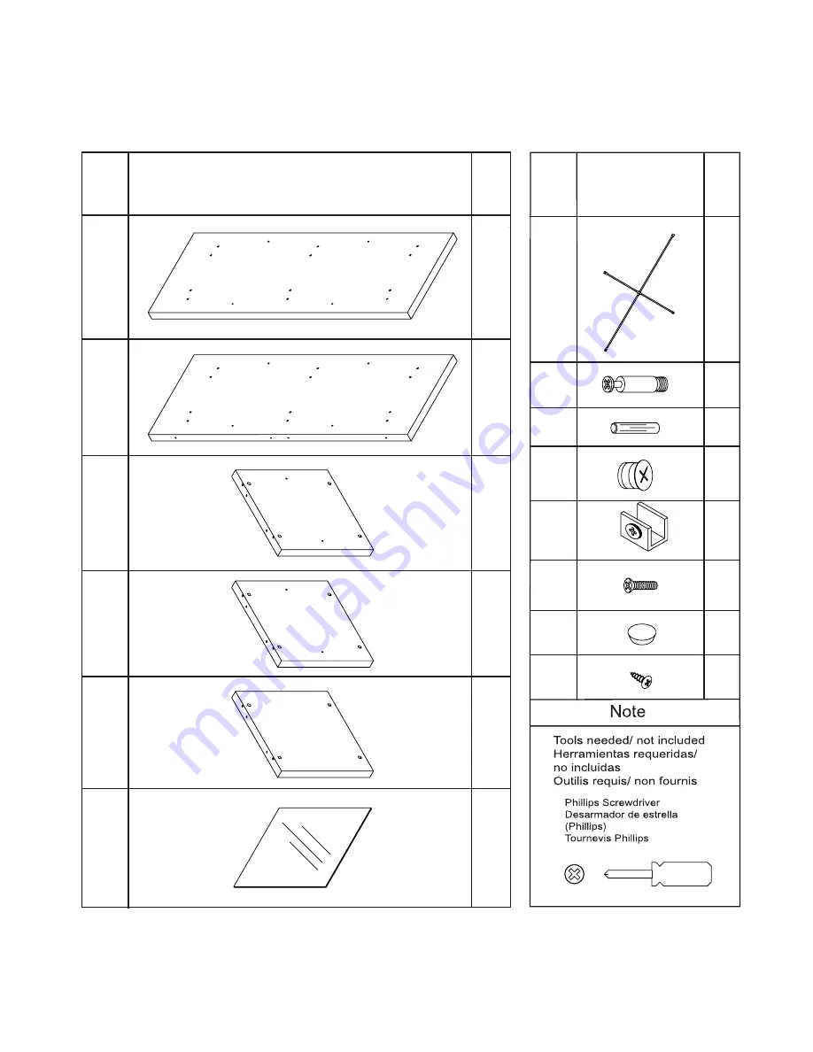 Atlantic Solo TV stand Скачать руководство пользователя страница 3