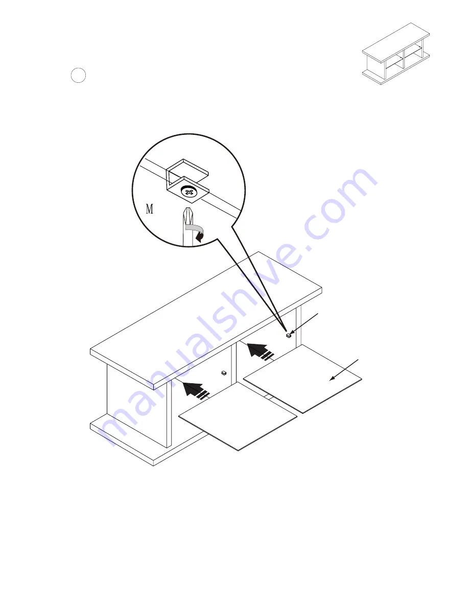 Atlantic Solo TV stand Assembly Instructions Manual Download Page 9