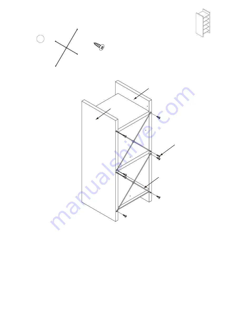 Atlantic Solo TV stand Assembly Instructions Manual Download Page 14