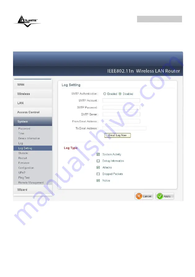 Atlantis Land WebShare RB300 User Manual Download Page 65