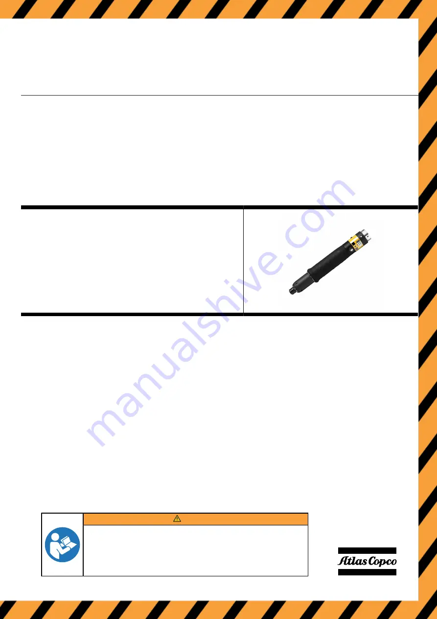 Atlas Copco ETD SL21-10-I06-PS Safety Information Manual Download Page 1