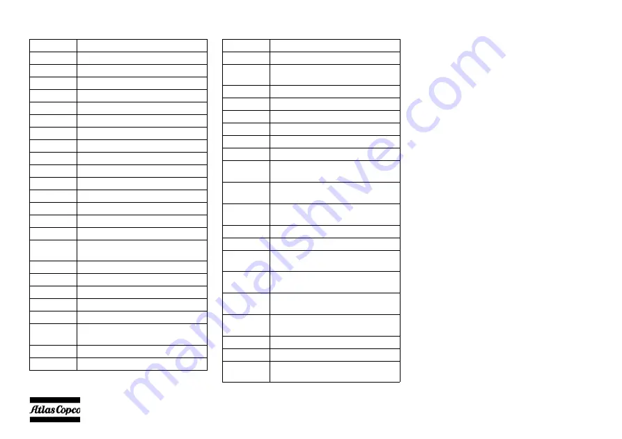 Atlas Copco XRHS 1150 CD4 C3 WUX Instruction Manual Download Page 22