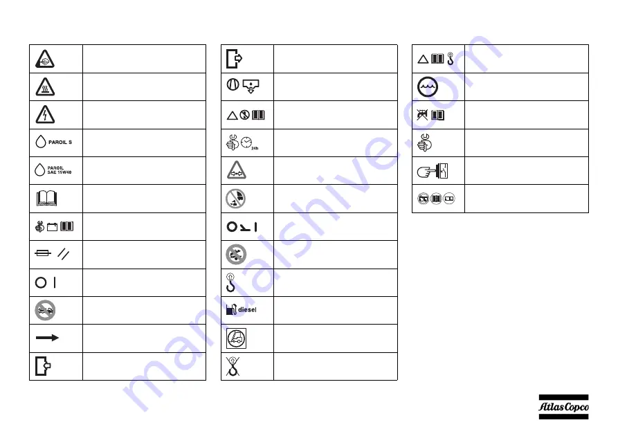 Atlas Copco XRHS 1150 CD4 C3 WUX Instruction Manual Download Page 29