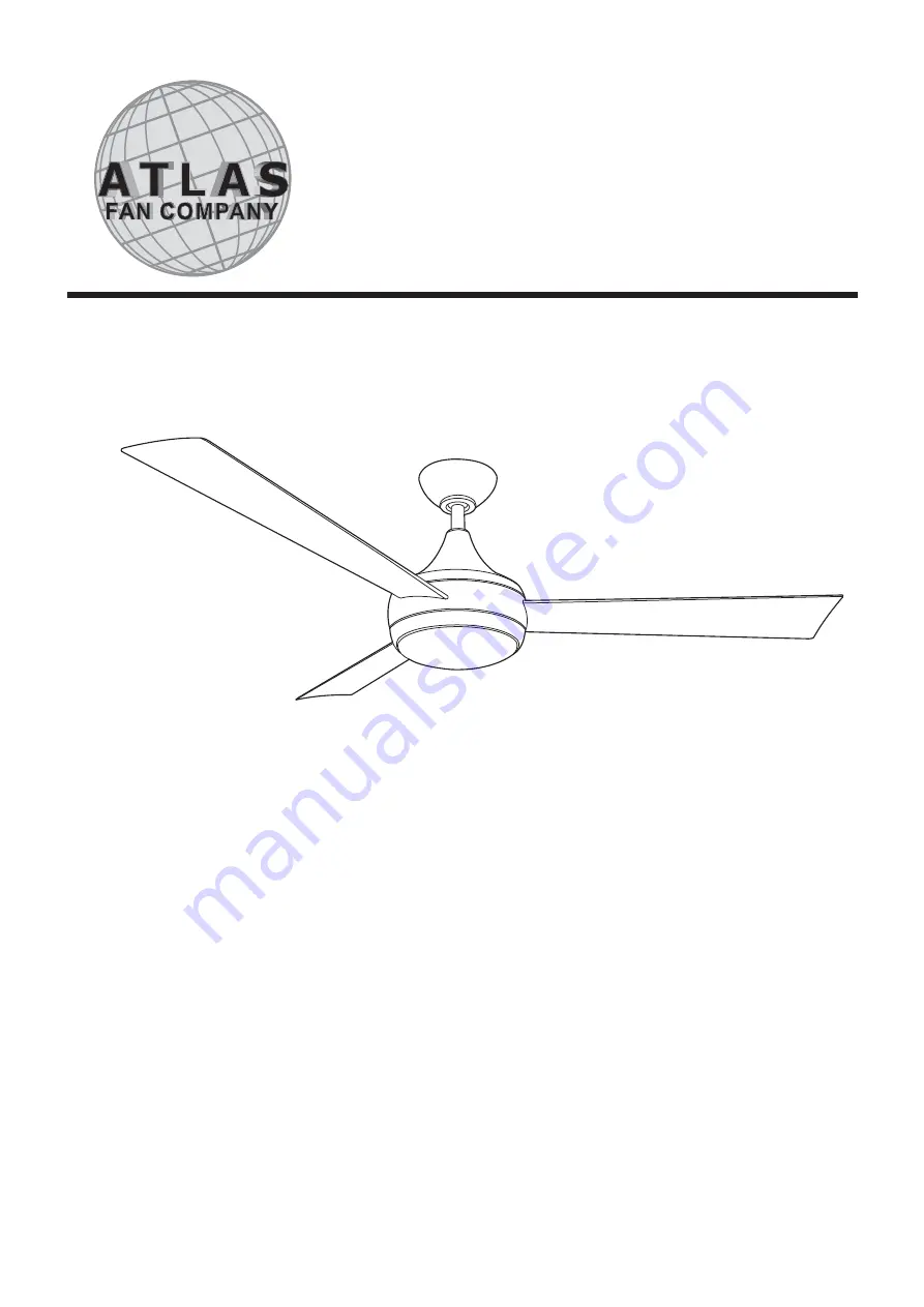 Atlas fan company Donaire YG480-DA Скачать руководство пользователя страница 1