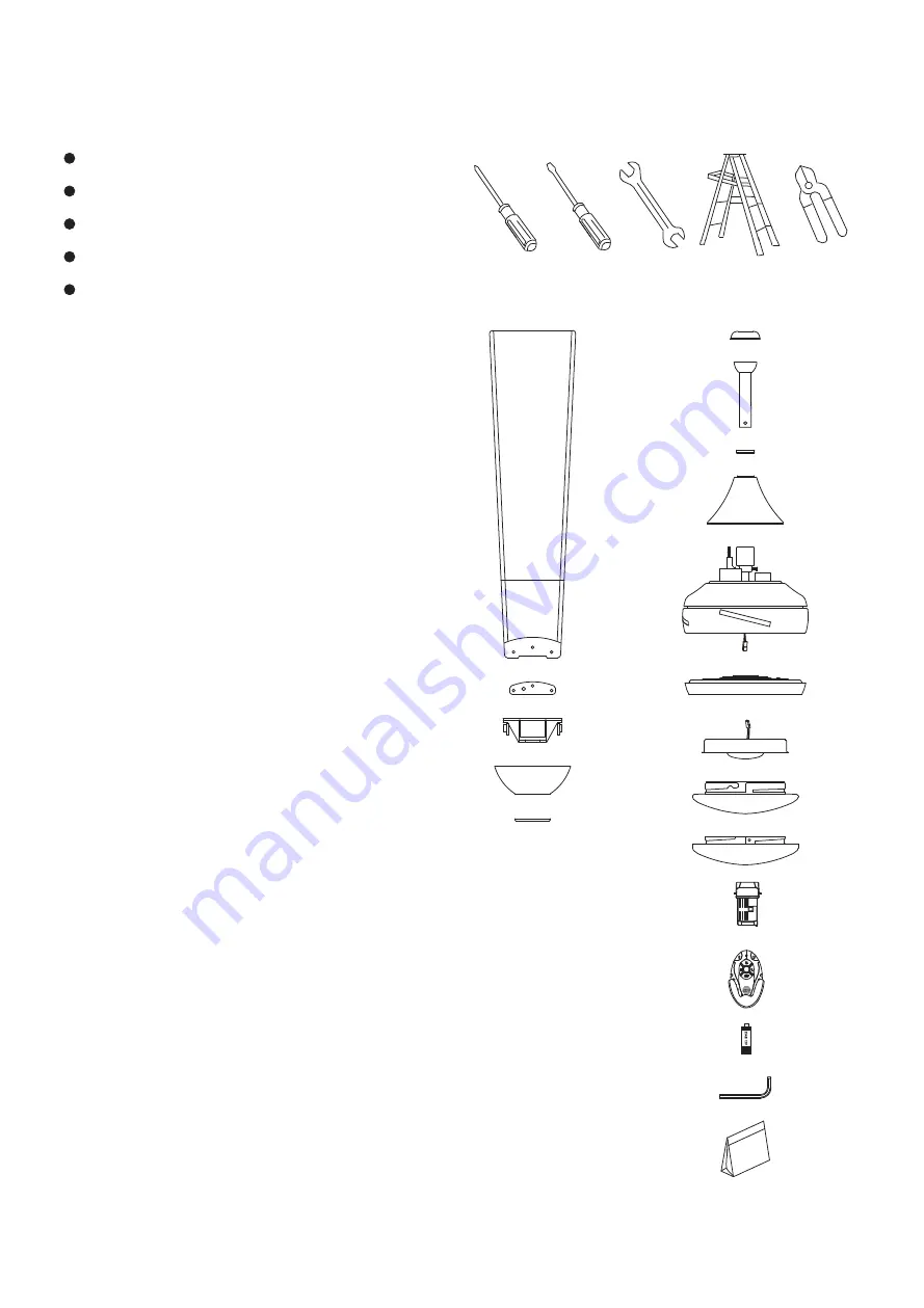 Atlas fan company Donaire YG480-DA Quick Start Manual Download Page 3