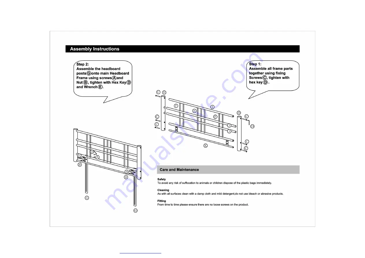 Atlas 634/0458 Assembly Instructions Manual Download Page 2