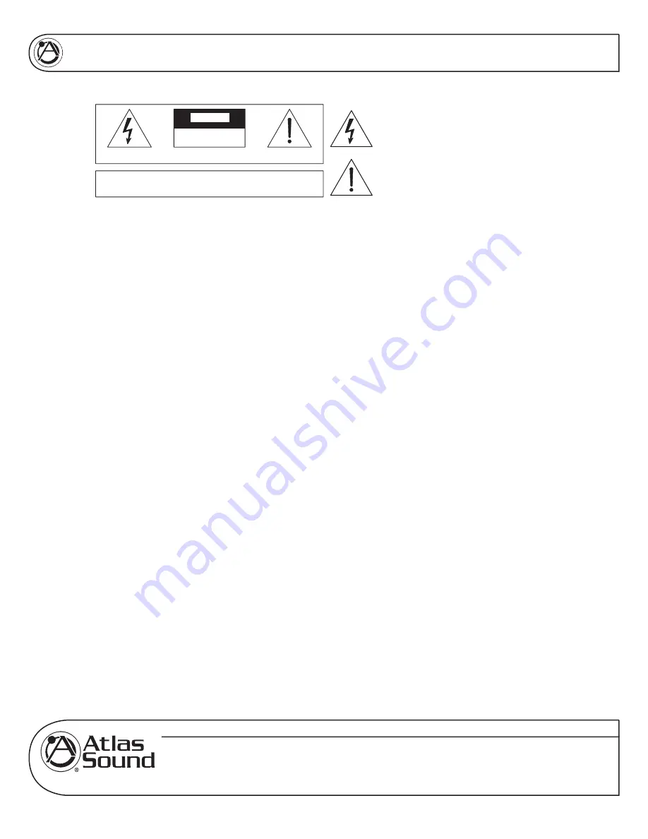 Atlas AA120 Owner'S Manual Download Page 3