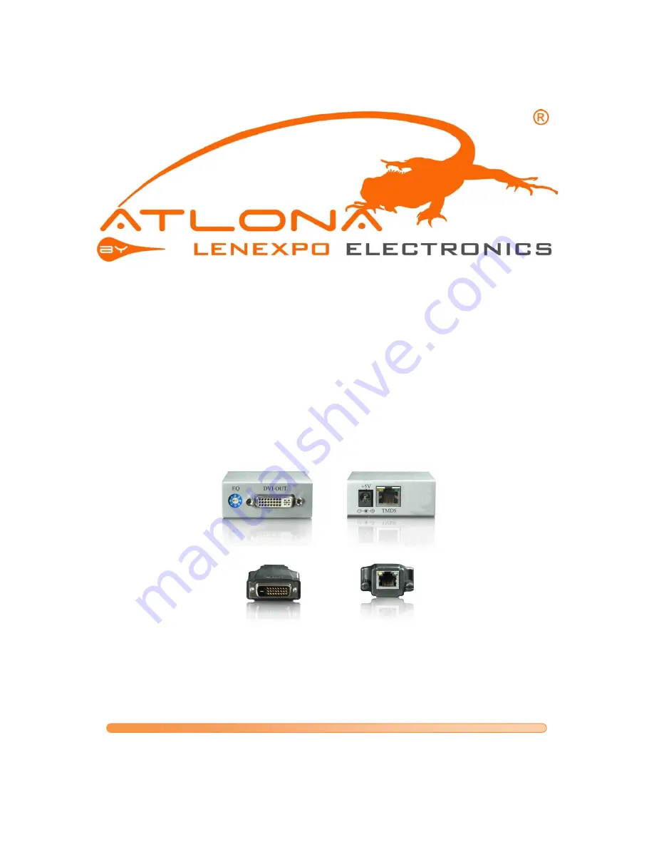 Atlona AT-DVI40SRS Скачать руководство пользователя страница 1