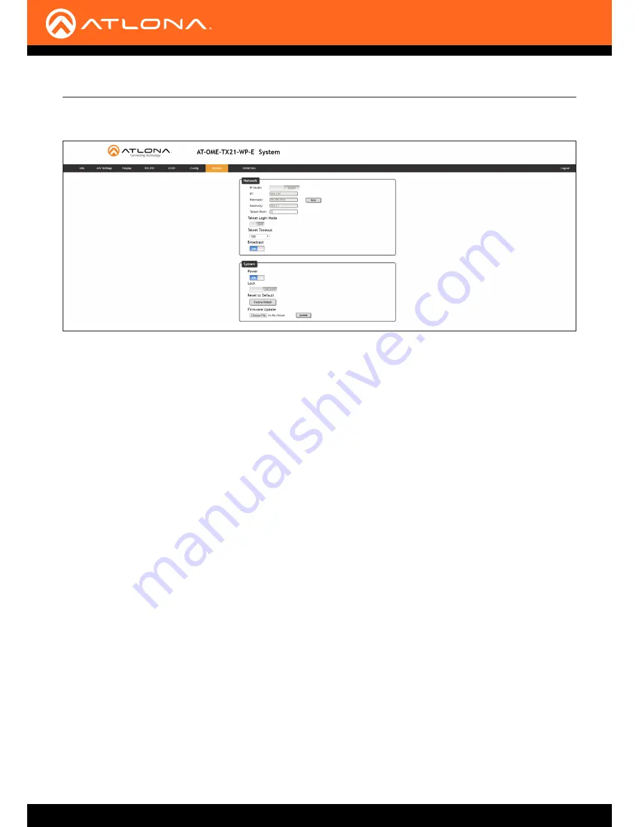 Atlona AT-OME-TX21-WP-E Manual Download Page 37