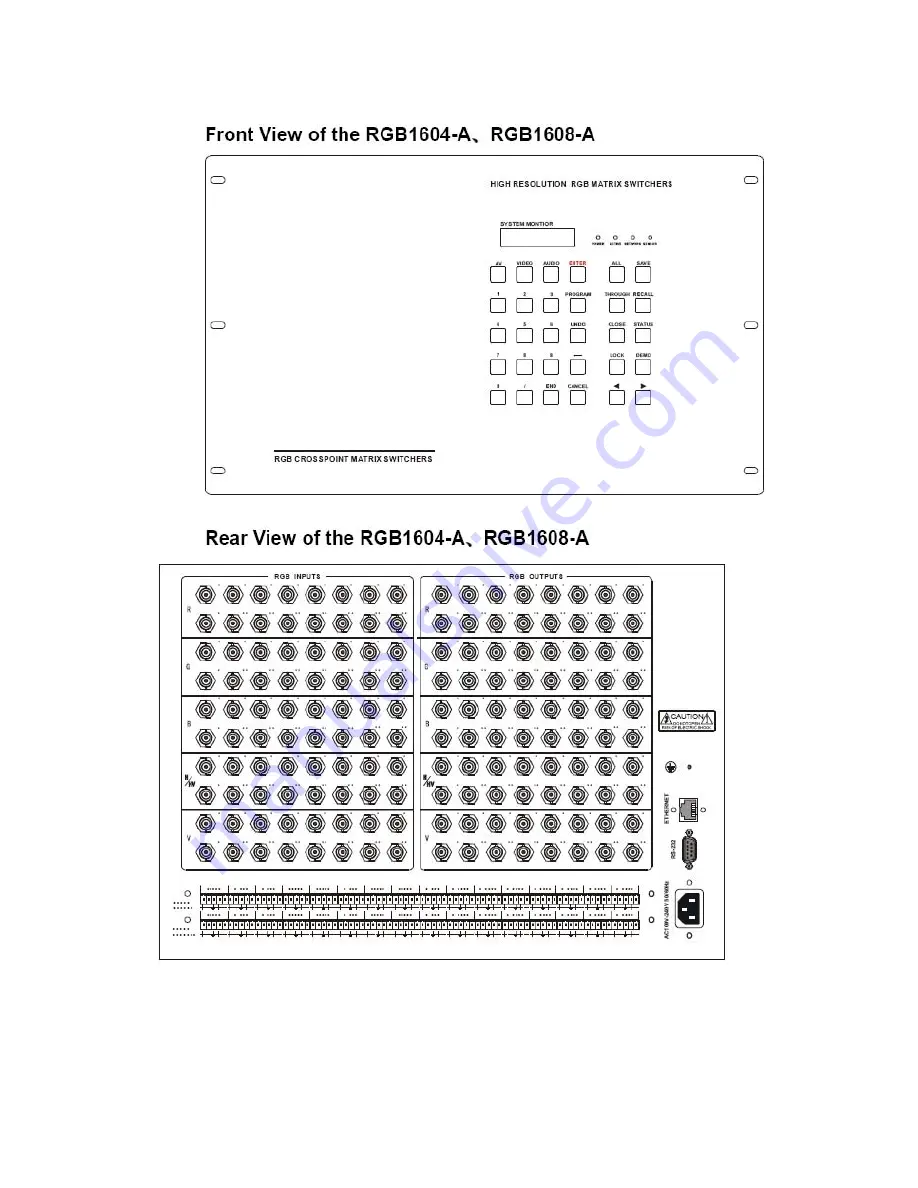 Atlona AT-RGB0802 TO AT-RGB6464 User Manual Download Page 6