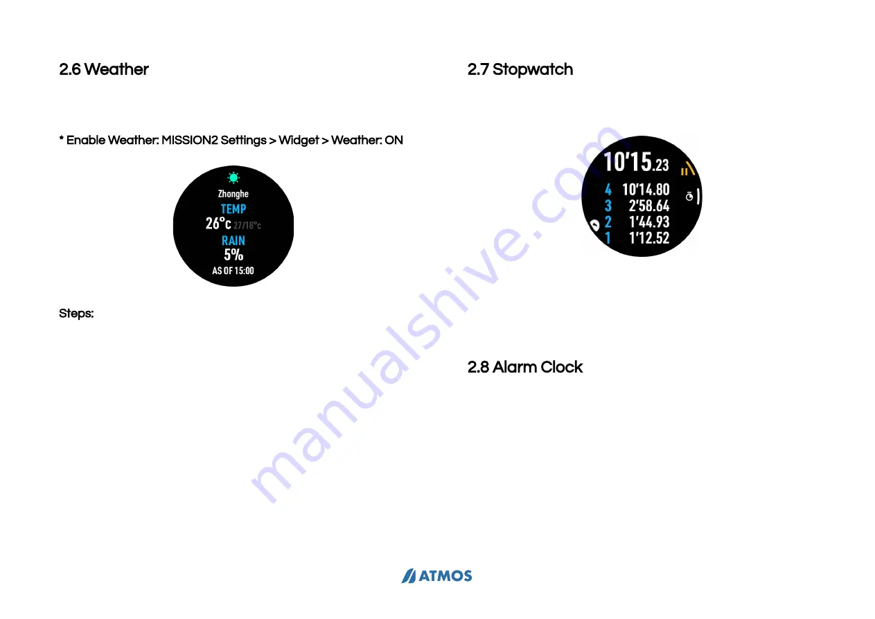 Atmos Mission 2 User Manual Download Page 12