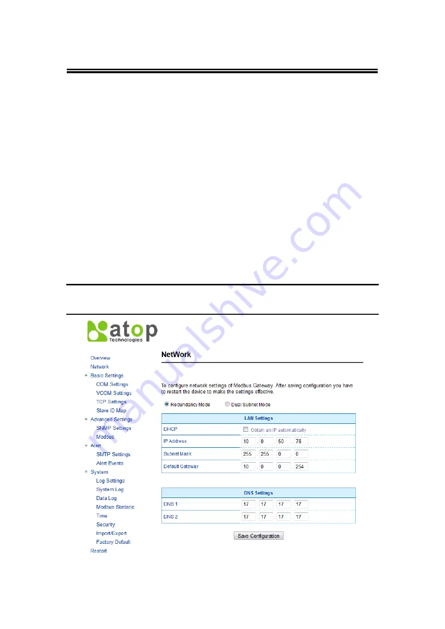 Atop MB5400 User Manual Download Page 22