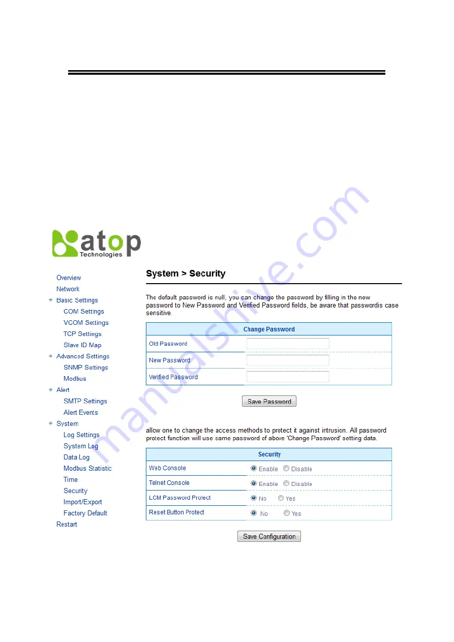 Atop MB5400 User Manual Download Page 52