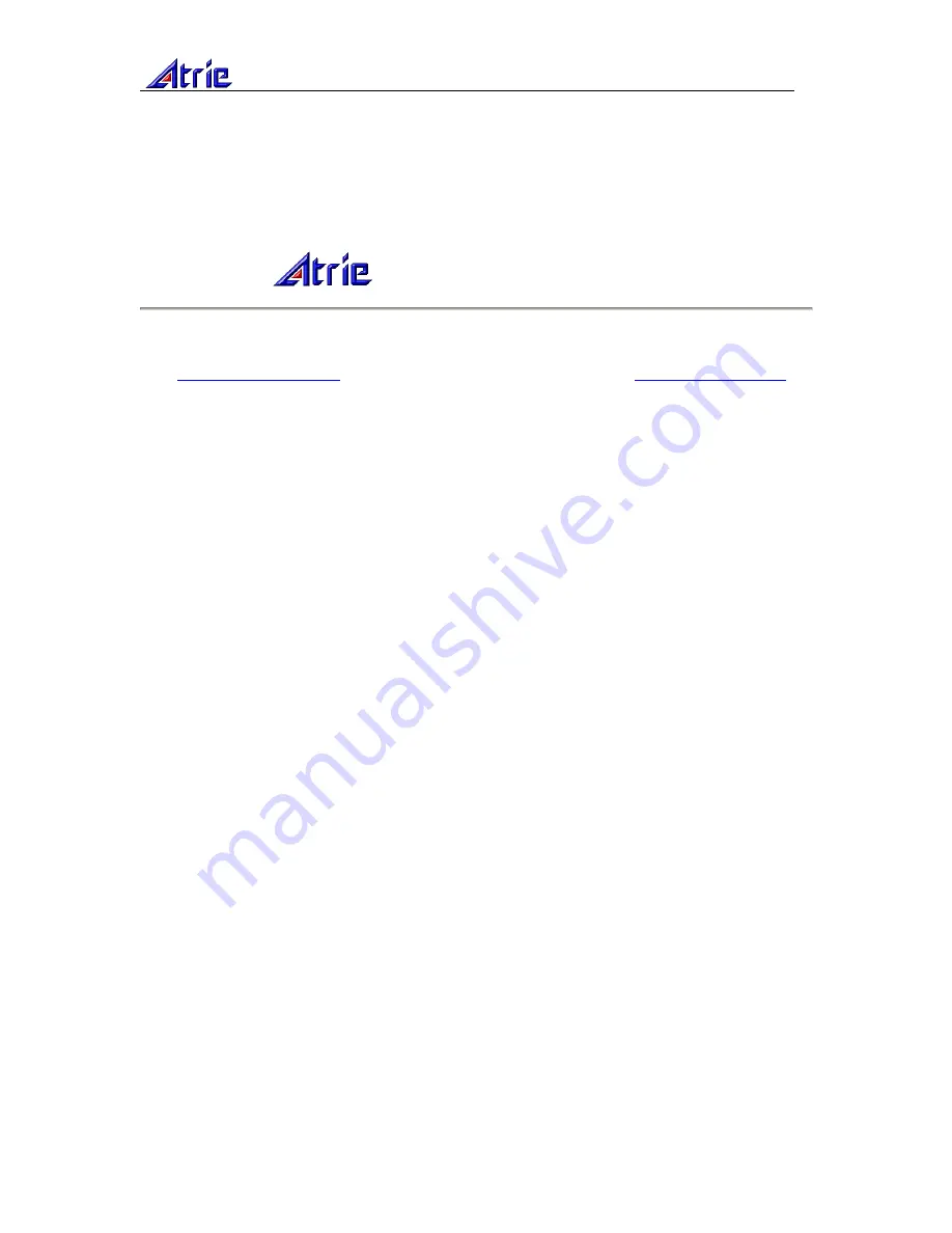 Atrie DB 120 User Manual Download Page 33