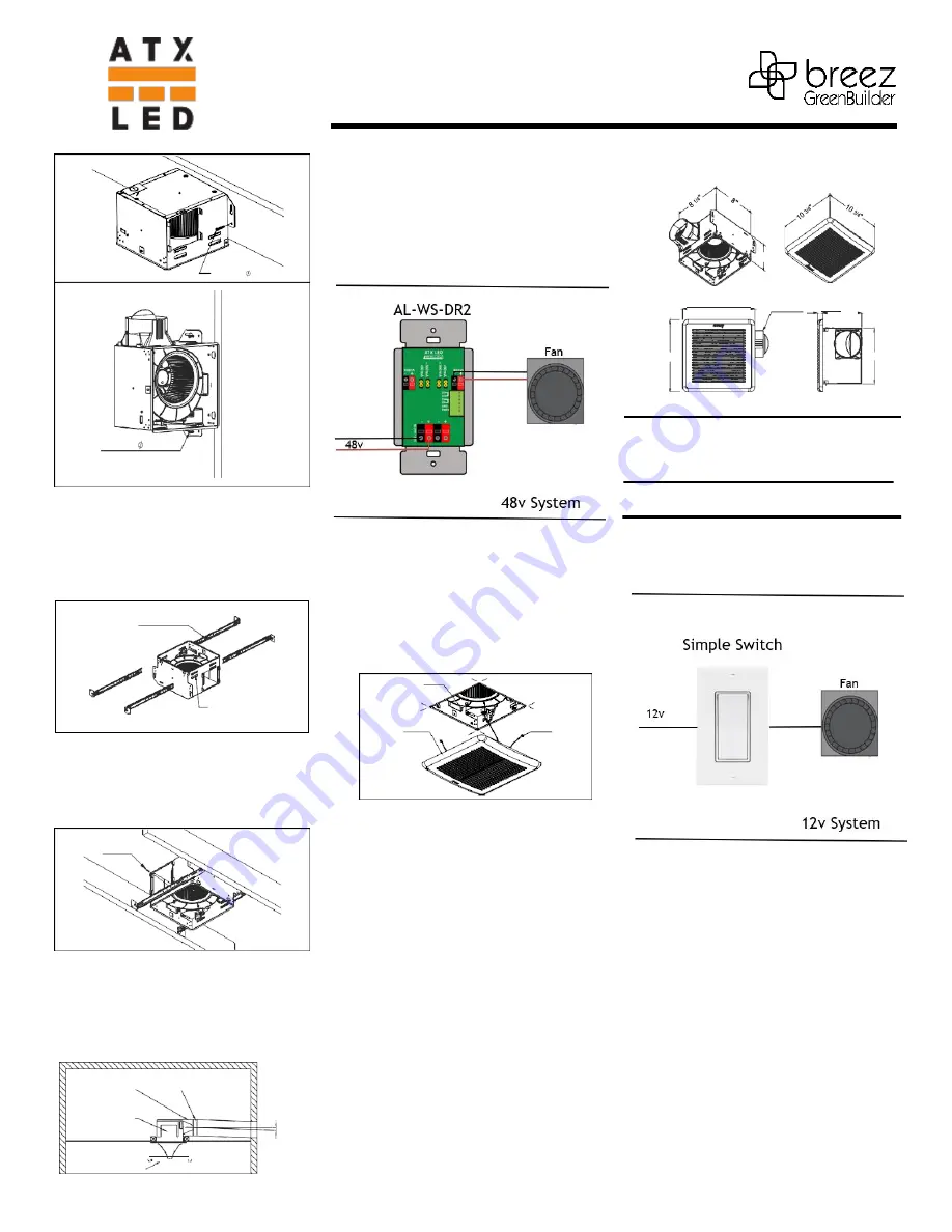 ATX breez GreenBuilder ATX FAN 100-12v Скачать руководство пользователя страница 2