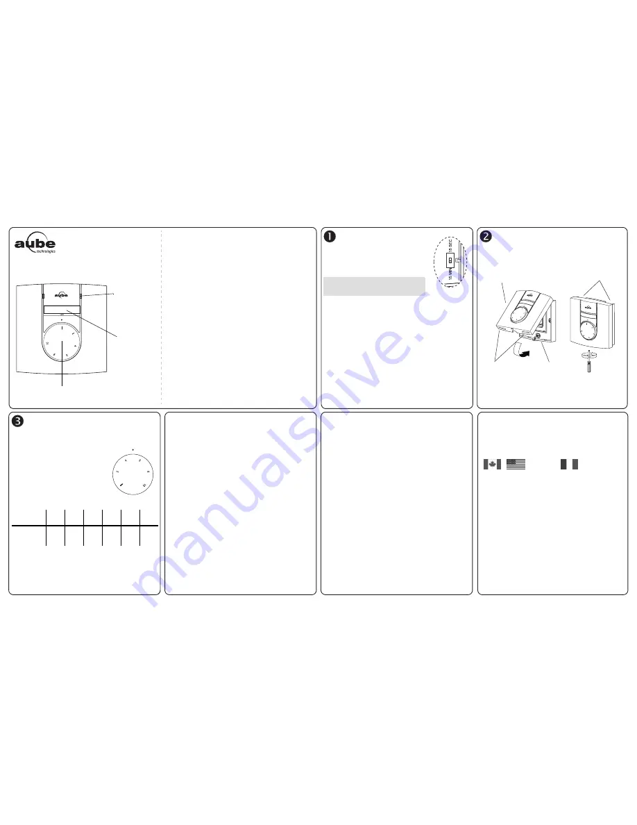 Aube Technologies Power Base PB1 30-024T Скачать руководство пользователя страница 2