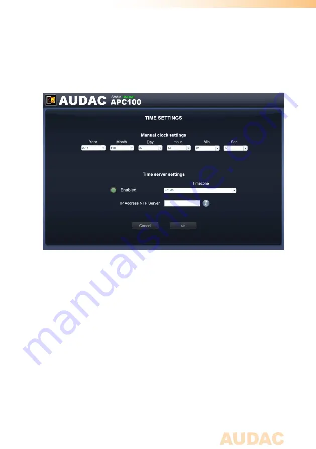 AUDAC APC100 MK2 User Manual Download Page 17