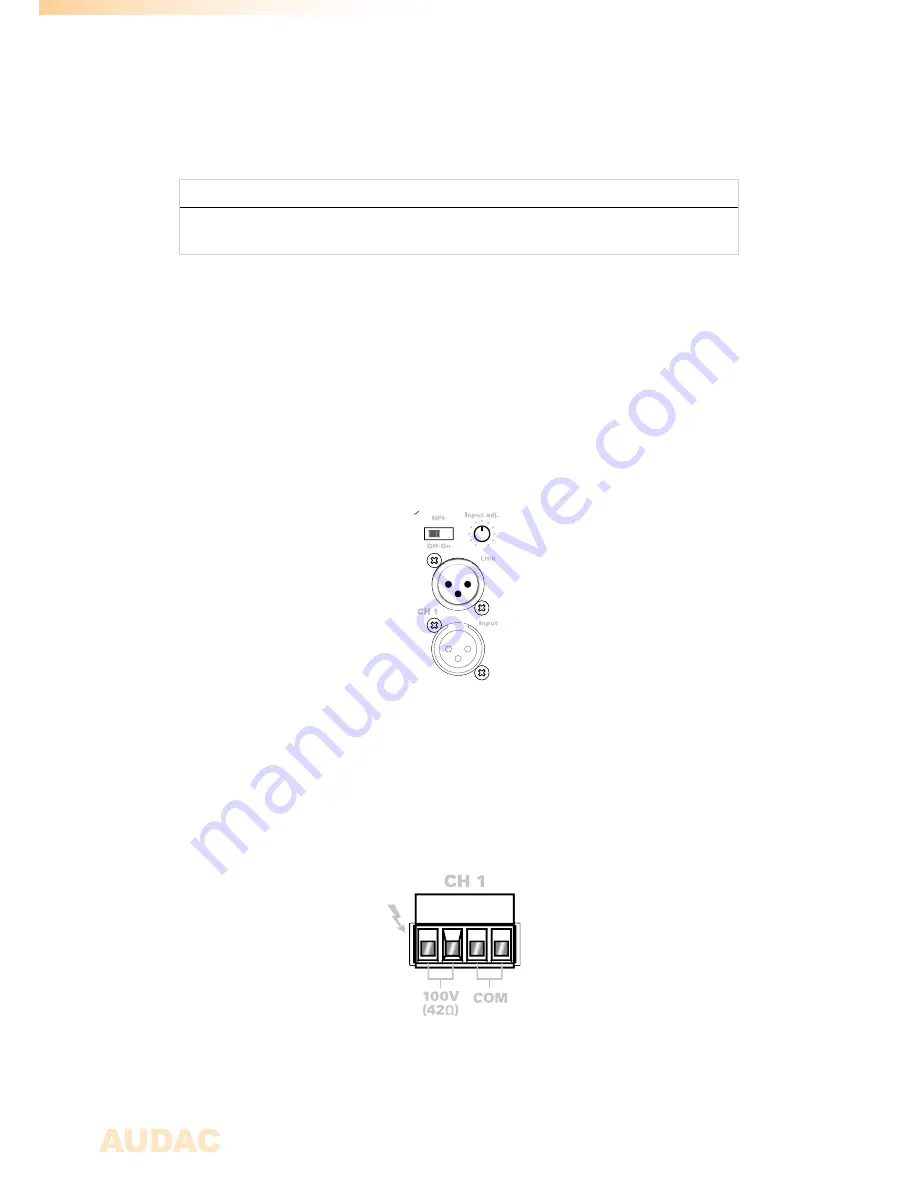 AUDAC CAP224 User Manual Download Page 12