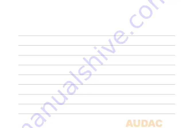 AUDAC DW5066 User Manual & Installation Manual Download Page 29