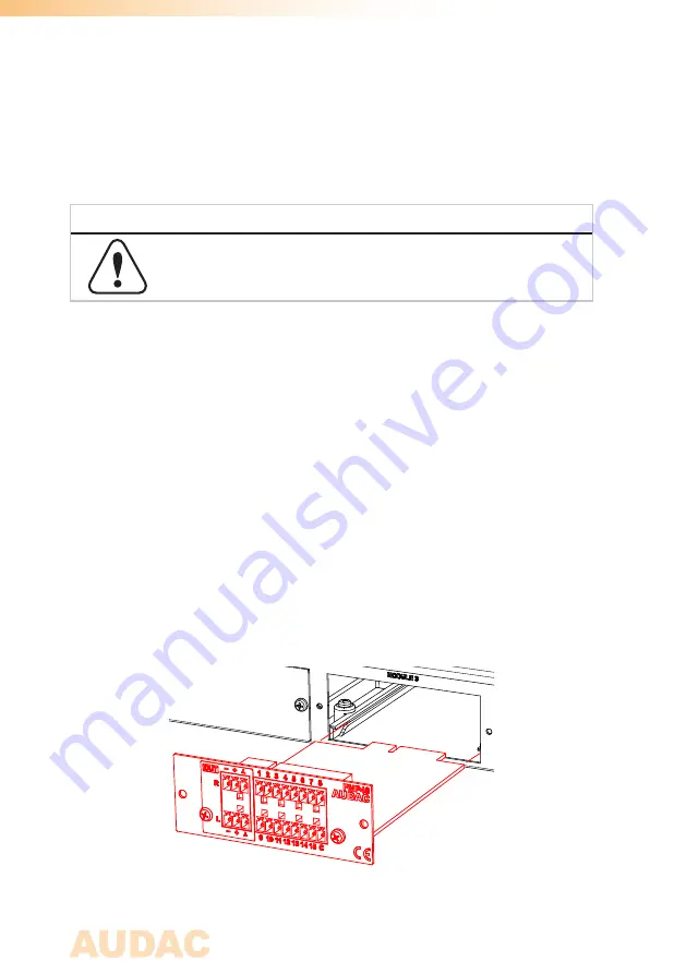 AUDAC SourceCon MMP40 User Manual Download Page 16