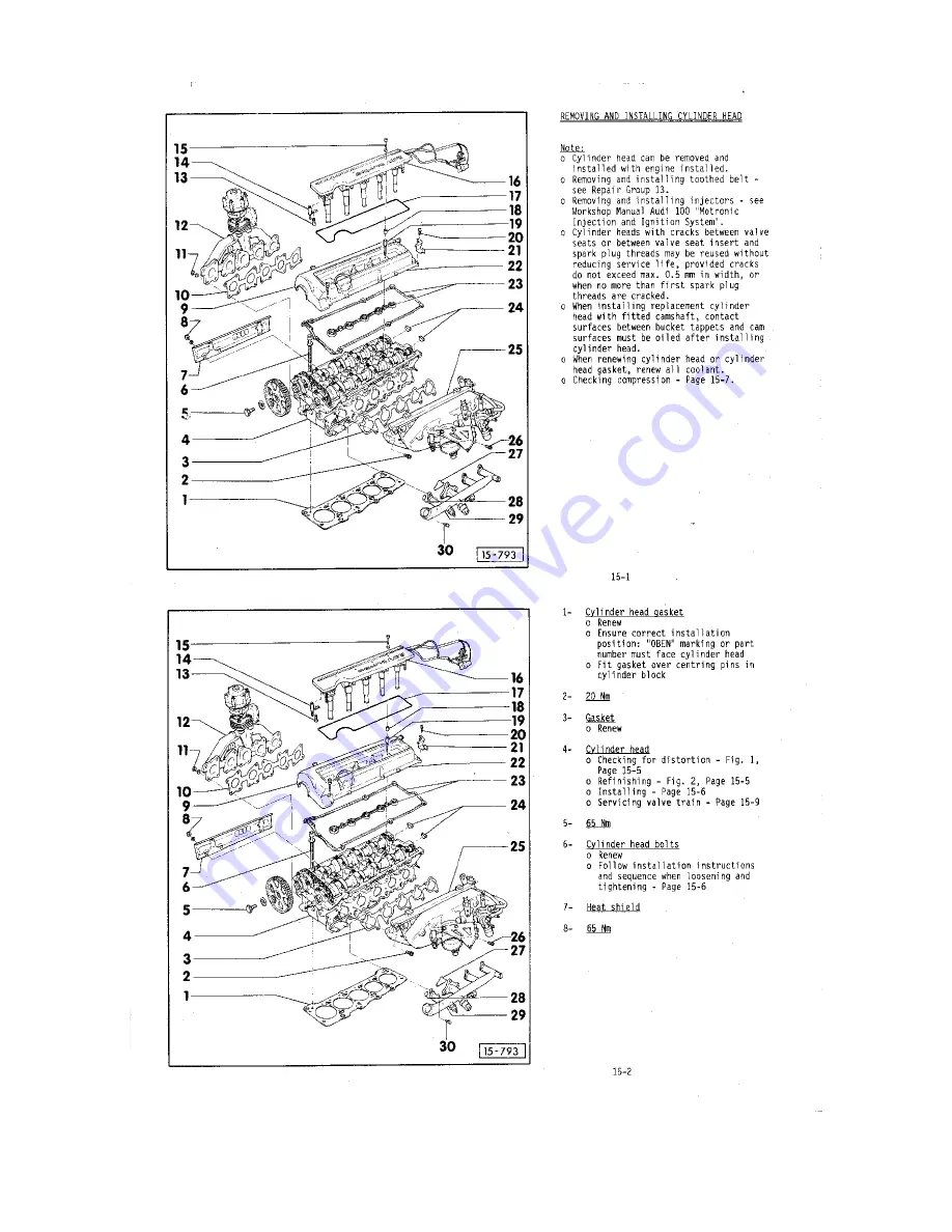 Audi 100 1991 Скачать руководство пользователя страница 39