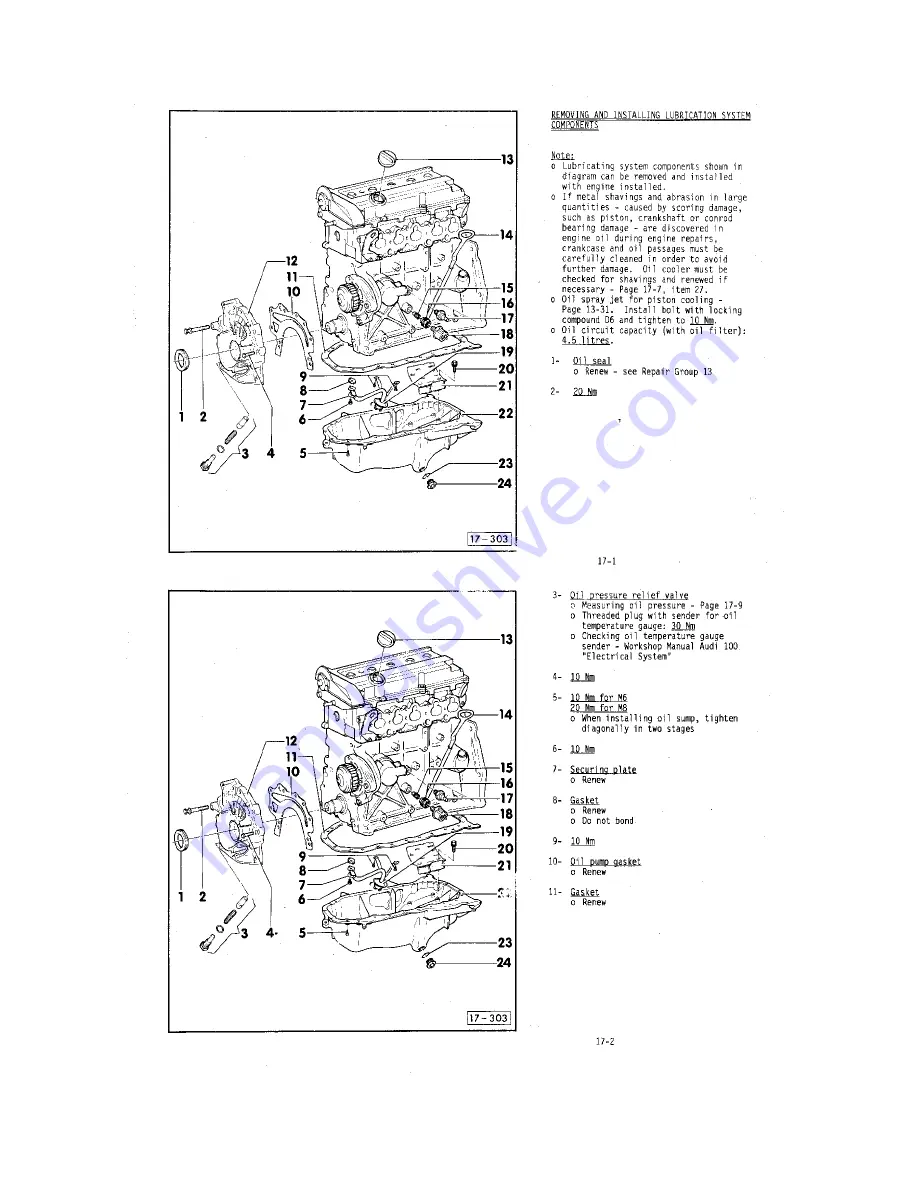 Audi 100 1991 Скачать руководство пользователя страница 55