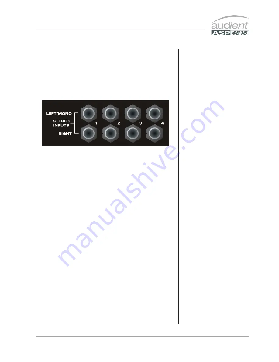 Audient ASP 4816 Owner'S Manual Download Page 41