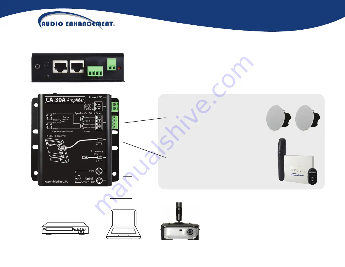 Audio enhancement CA-30A Qucik Start Manual Download Page 1