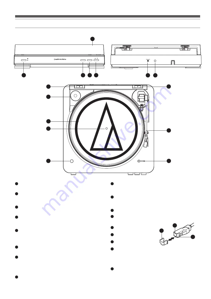 Audio Technica AT-LP60BK-BT Additional Instructions For Installation And Operation Download Page 38