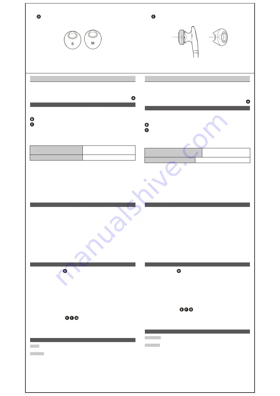 Audio Technica ATH-CHX7iS Instruction Booklet Download Page 6