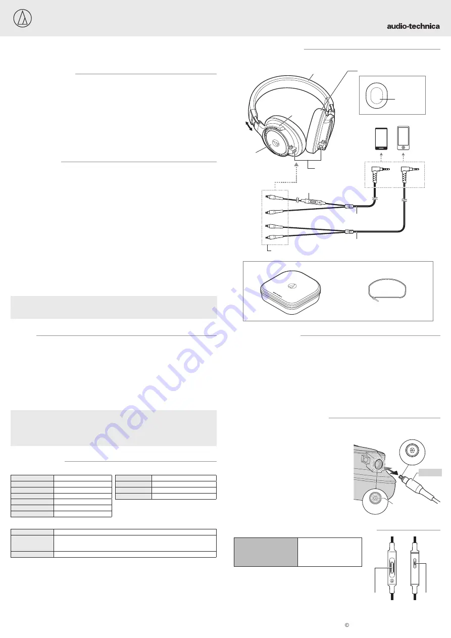 Audio Technica ATH-SR9 Скачать руководство пользователя страница 2