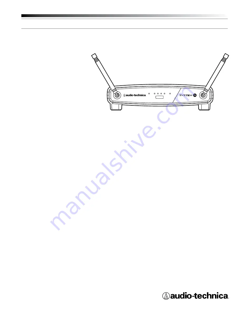 Audio Technica ATW-901/G Installation And Operation Manual Download Page 1