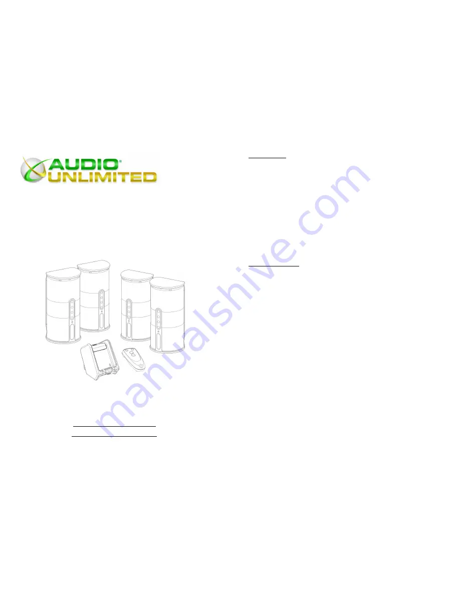 Audio Unlimited SPK-VELO-4KIT2 Owner'S Manual Download Page 7