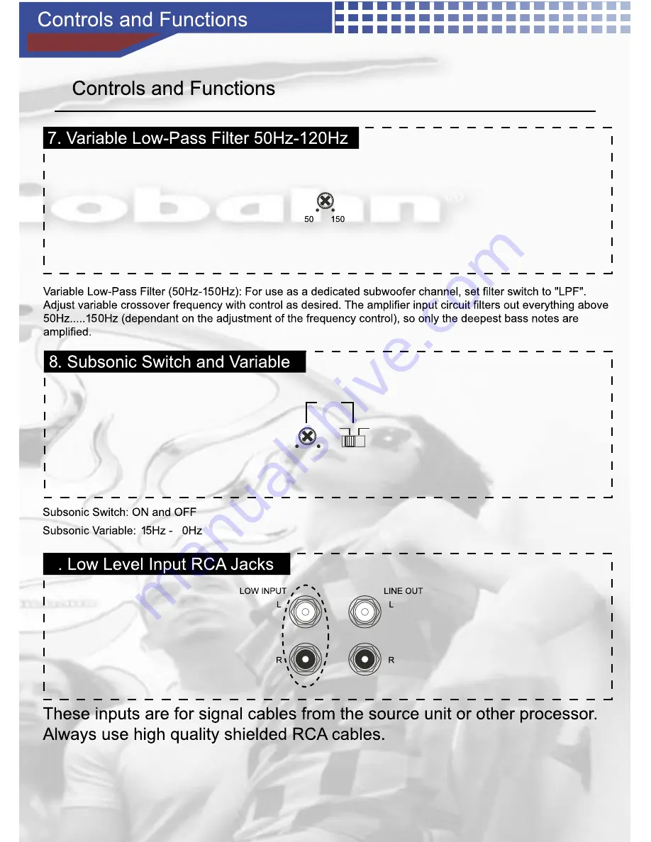 AudioBahn A12005DN Operating Intstructions Download Page 9