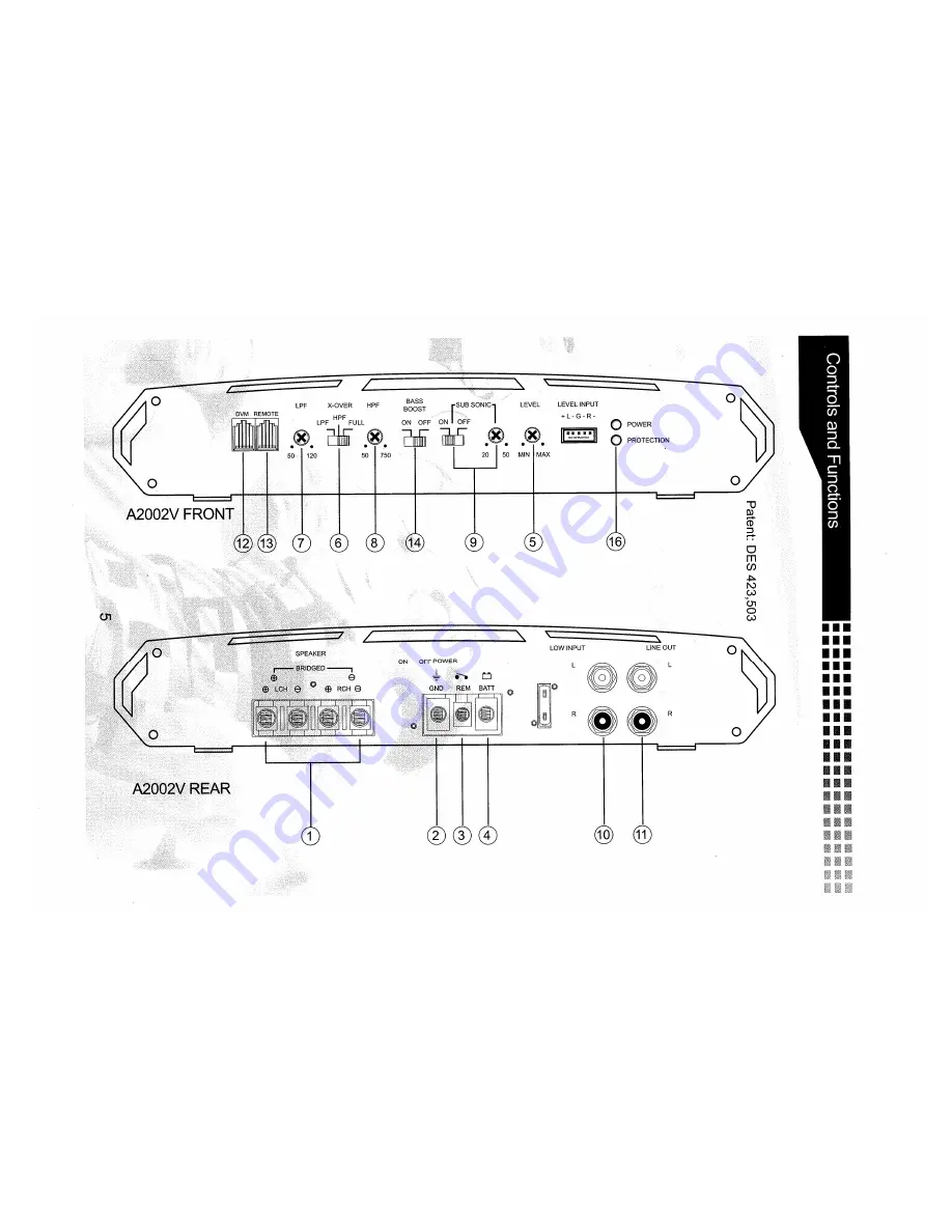 AudioBahn A16000V Скачать руководство пользователя страница 6