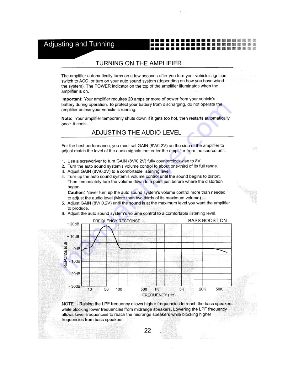 AudioBahn A16000V Operating Instructions Manual Download Page 23