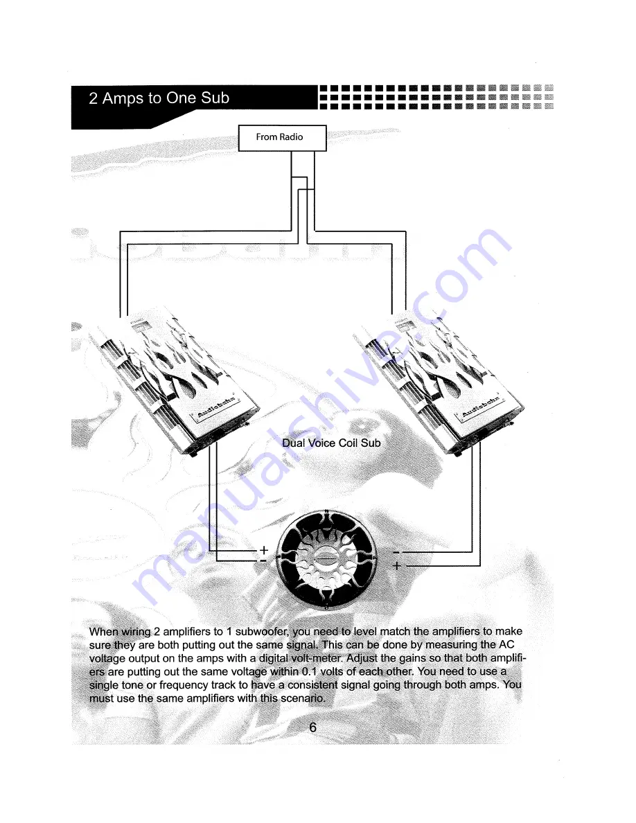 AudioBahn A16000V Operating Instructions Manual Download Page 36