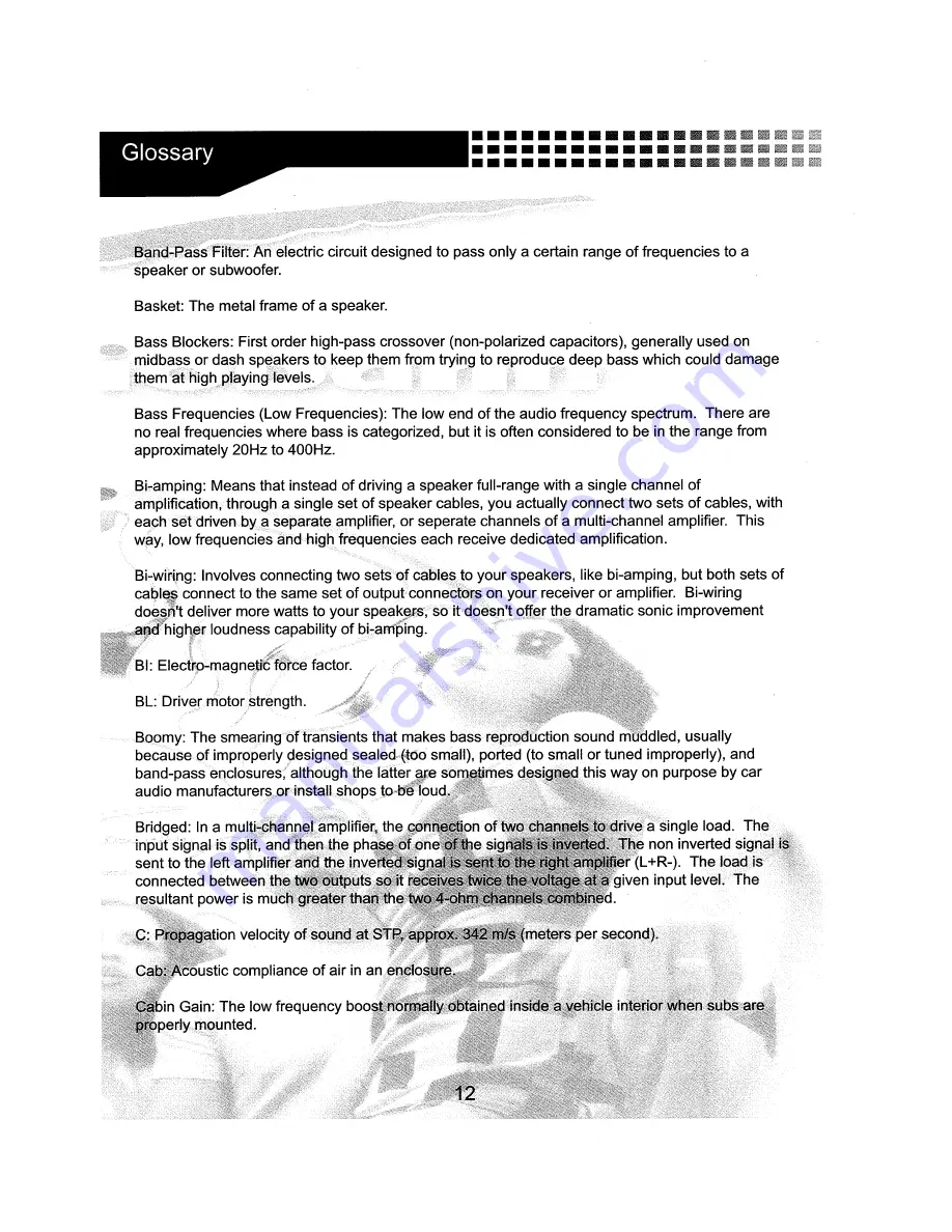 AudioBahn A16000V Operating Instructions Manual Download Page 42