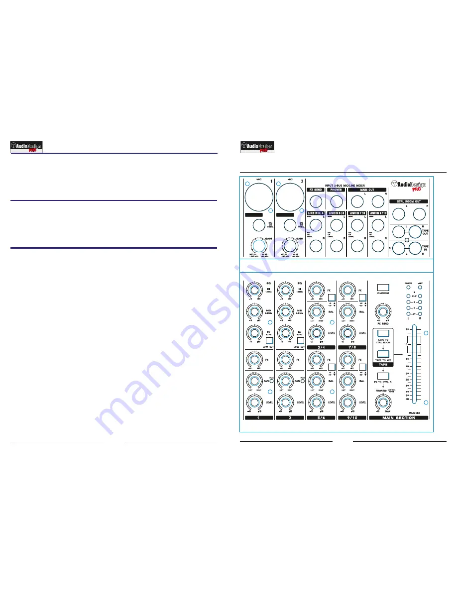 Audiodesign PAMX1.24 Скачать руководство пользователя страница 2