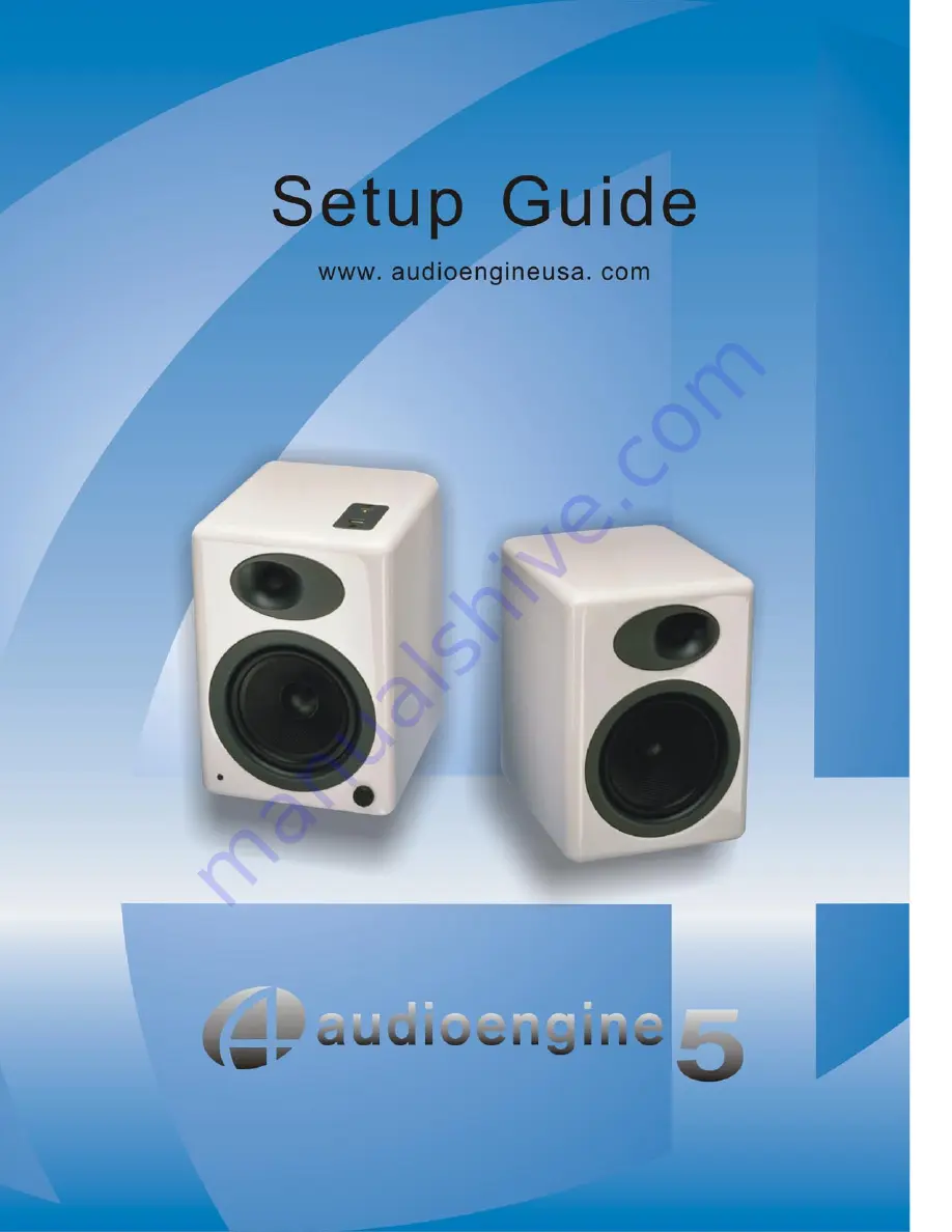 AudioEngine A5 Setup Manual Download Page 1