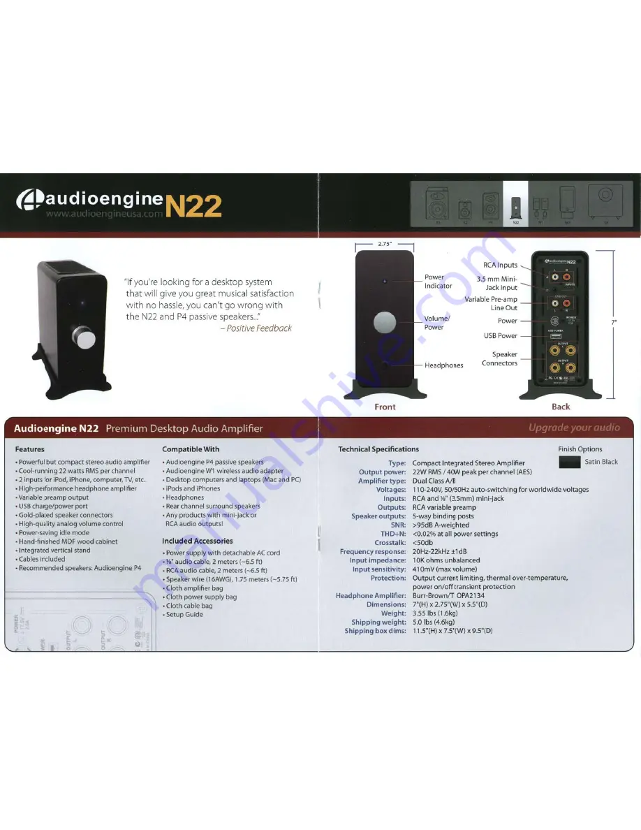 AudioEngine W2 Скачать руководство пользователя страница 24