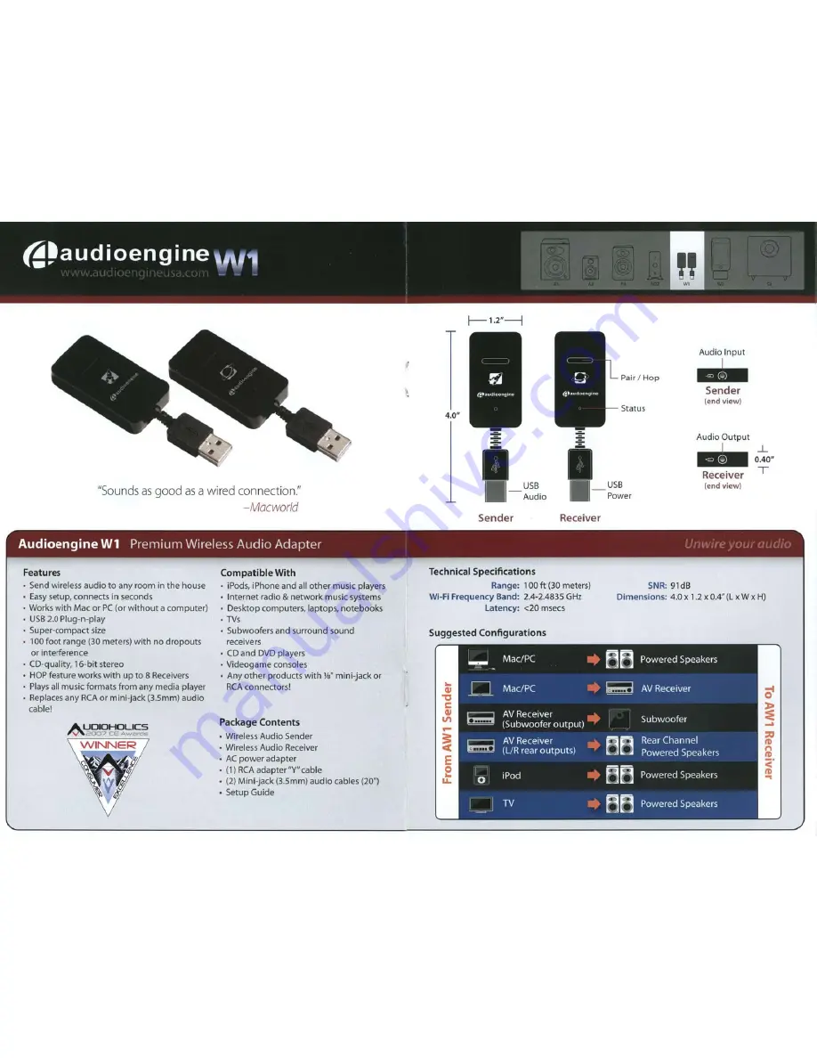 AudioEngine W2 Setup Manual Download Page 25